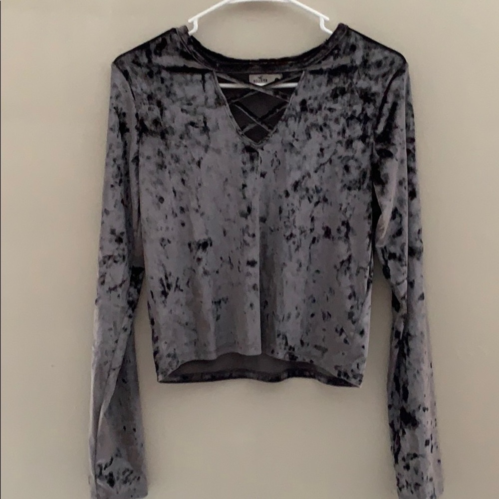 Velvet Long sleeve top